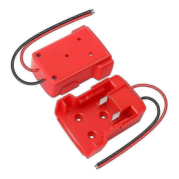 2-pak Power Wheels-adaptere til Milwaukee M18 18V-batterier, robot-DIY-stik