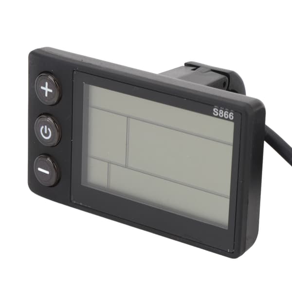 S866 LCD-displaymåler med belysning, vandafvisende, til elektrisk scooter, 5 ben