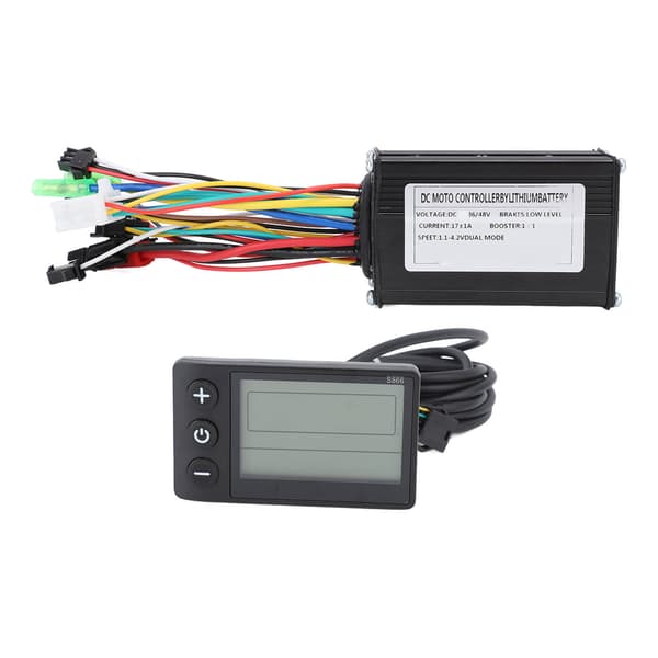 Elcykelmodifieringssats med 17A-kontroller och S866-displaypanel 250W-350W