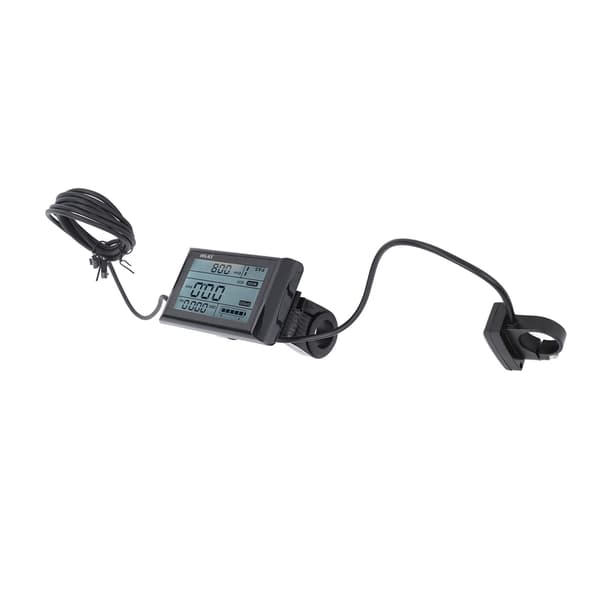 LCD-display til elcykler med automatisk 24V/36V/48V konvertering og multifunktionelle data