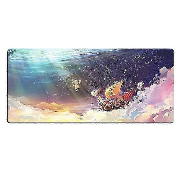Anime Musemåtte 90x40cm Naturgummi Vandtæt Stor Musemåtte Gaming Musemåtte med Antiskrid