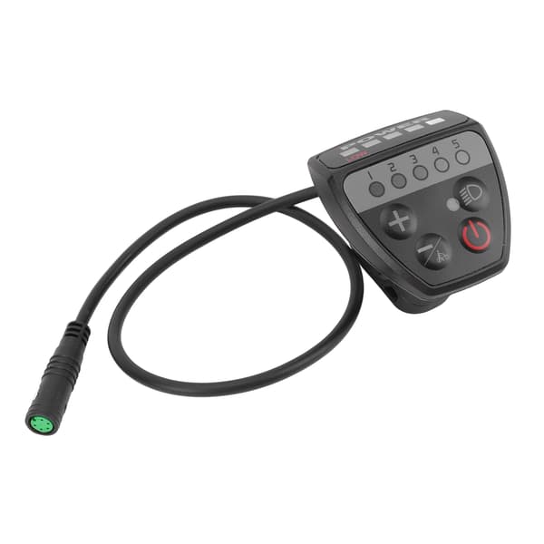 LED Display Elcykel Controller 24v 36v 48v Vandafvisende 5 Pin Kompakt ABS