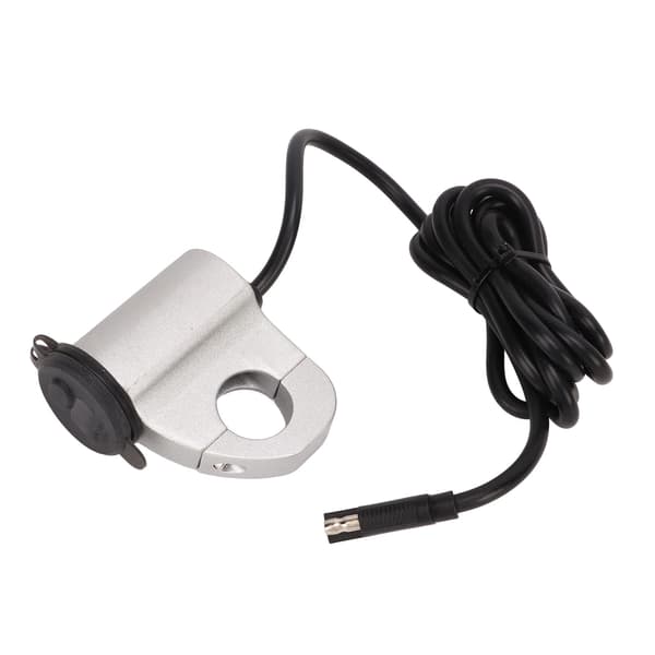 Vanntett 12V USB Motorsykkellader med Digital Spenningsdisplay og Bryter