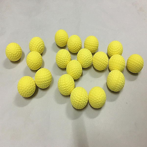 100 STK Universell Rund Myk EVA-ball for Rival Toy Refill