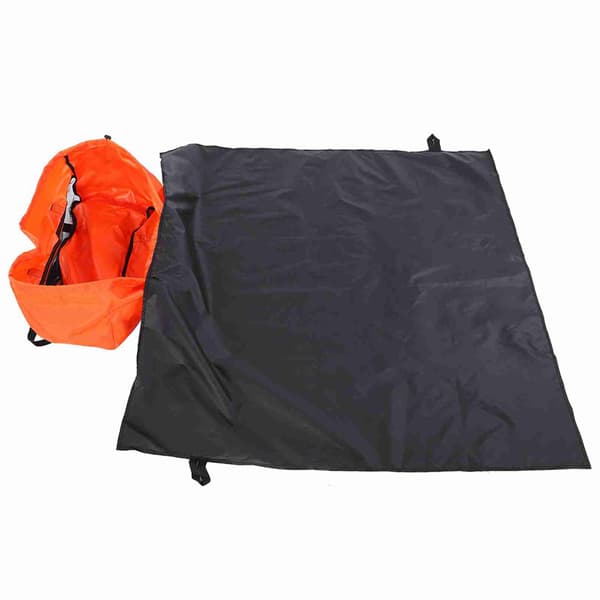 Klätterrepsväska med vikbar axelrem för camping, vandring och utomhusbruk (orange)