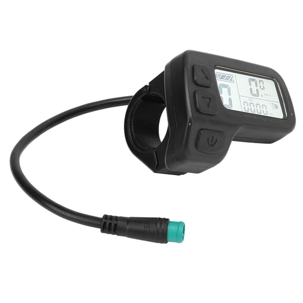 Universal 24V, 36V og 48V Elcykel LCD Display med Speedometer og Datamåler