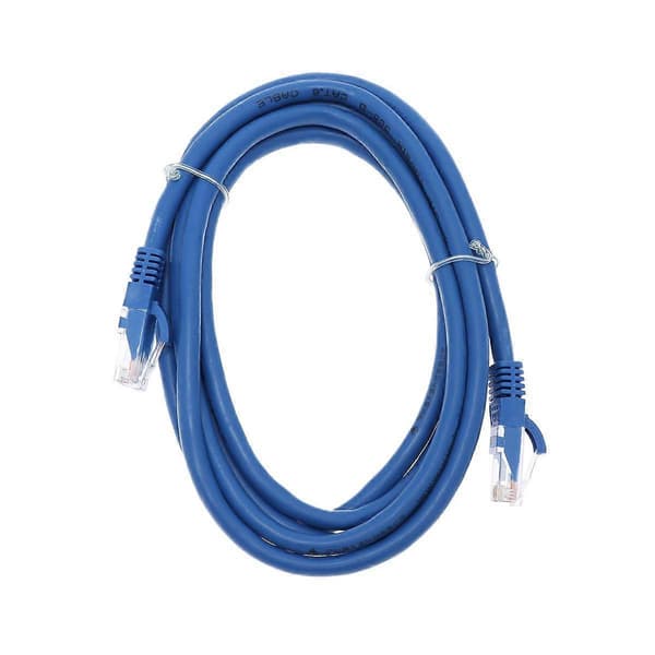 2-meters RJ45 Ethernet-kabel, CAT6 nettverkspatchkabel, internettilkoblingskabel