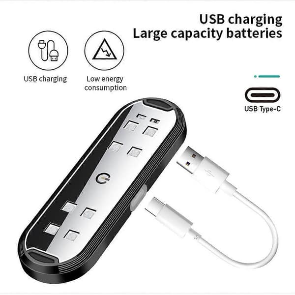 Blinkande LED-miljöbelysning, kombinerad med smarta sensorbrytare, förhindrar olyckor.