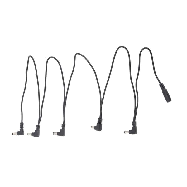 Universal 1-til-5-vejs Daisy Chain-kabel til strømforsyning af guitar-effektpedaler