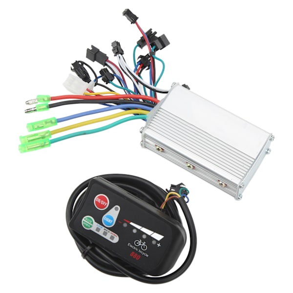 Børsteløs elcykel-controller-sæt 48V 250W 350W med LED-panel 880