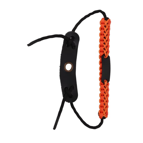 Justerbar handledsrem i nylon för pilbåge, orange, för jakt och skytte