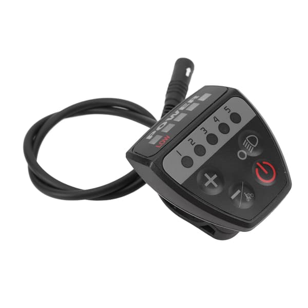 LED Display Elcykel Controller 24v 36v 48v Vandafvisende 5 Pin Kompakt ABS