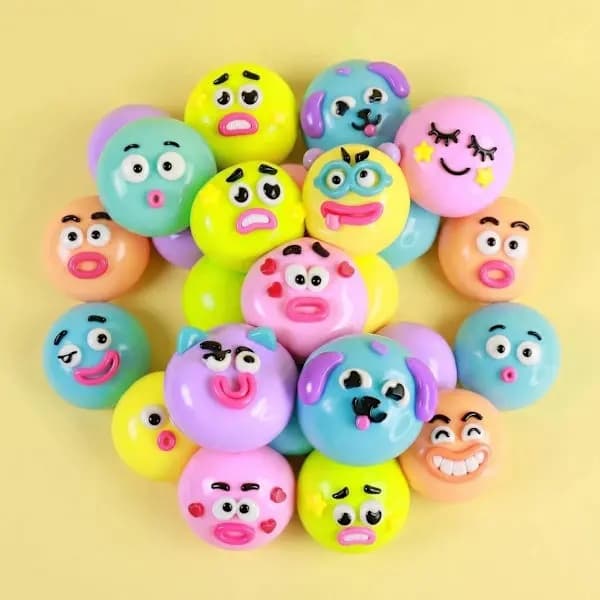 Ny Smushers Hund Ansigtsbytte Squishy, Blødt Langsomt Stigende Fidget Legetøj, Søde Dyre Squishies til Stress...