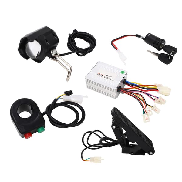 24V 350W Motorstyringssæt med gaspedal og lys