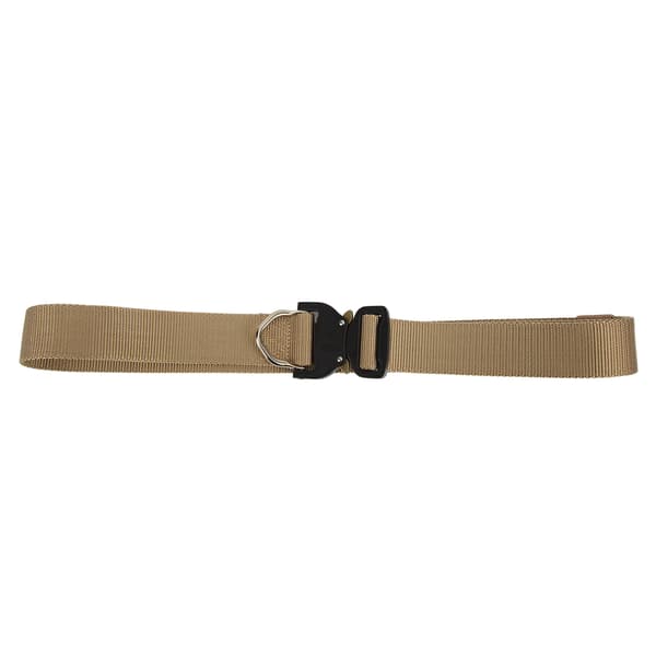 Justerbart 125 cm nylon militærbælte til forklæde, bukser, udendørs træning, khaki