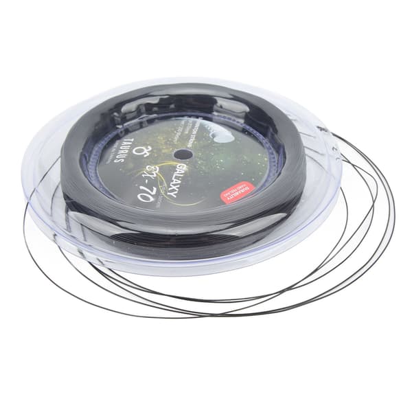 POWERTI BX70 Högelastisk Nylon Badmintonsträng 0,7 mm 200 m Svart för Racketar