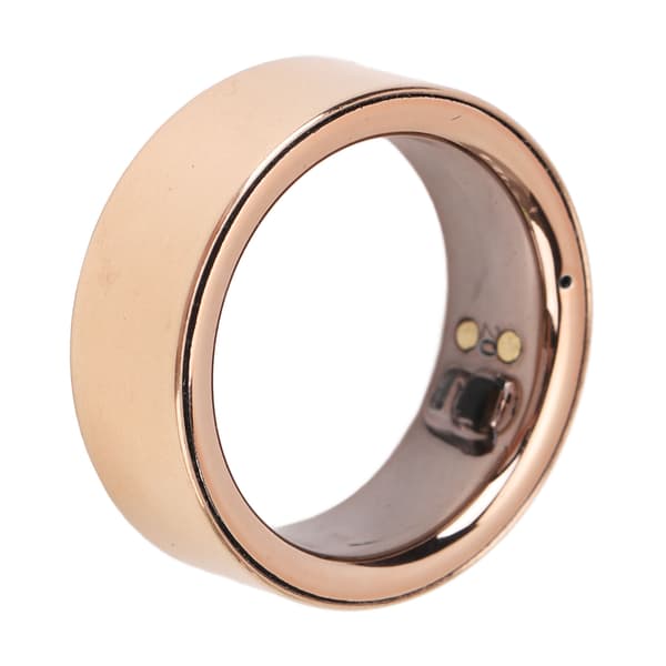 Smart Hälsoring IP68 Sömnmonitor Temperatur Bluetooth Uppladdningsbar Roséguld Typ 17