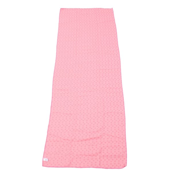 Tykt, avlangt, sklisikkert, absorberende, rynkebestandig Pilates-håndkle - Rosa