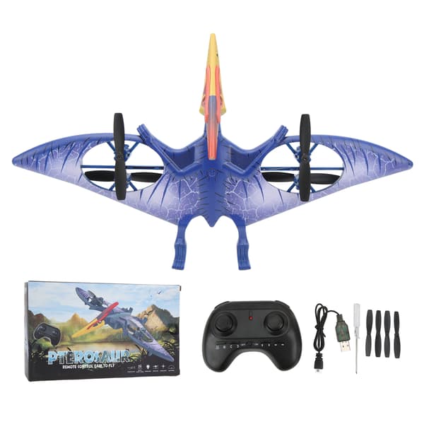 Pterosaur Dinosaurie Flygplan Fjärrkontroll 2.4Ghz Quadcopter Leksak för Barn Över 14 År
