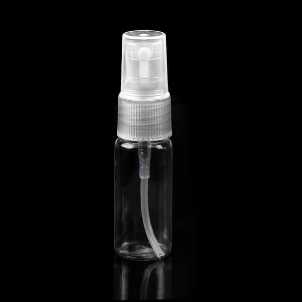 10 ml mini bærbar tom plastik parfume sprayflaske