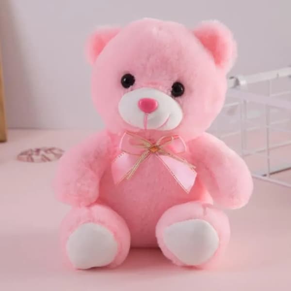 Pehmolelu - SURENHAP - LED-valaistu nalle - 22 cm - PP-puuvilla - Lahja lapsille