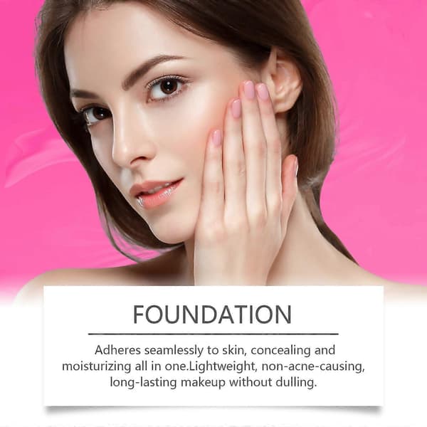 Peptide Bounce Balm Foundation - Medium byggbar täckning & mjuk puderfinish lättviktig hydra