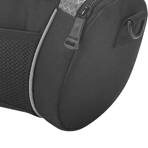 Cykelstyrväska 5L Nylon med reflexband Framförvaring Grå Silver