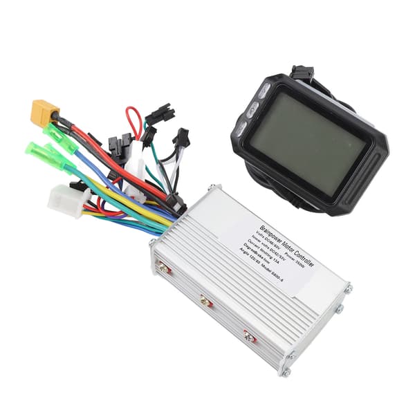 48 60V 350W Borstlös Motorstyrenhet med LCD-panel S600 för Elcykel Scooter