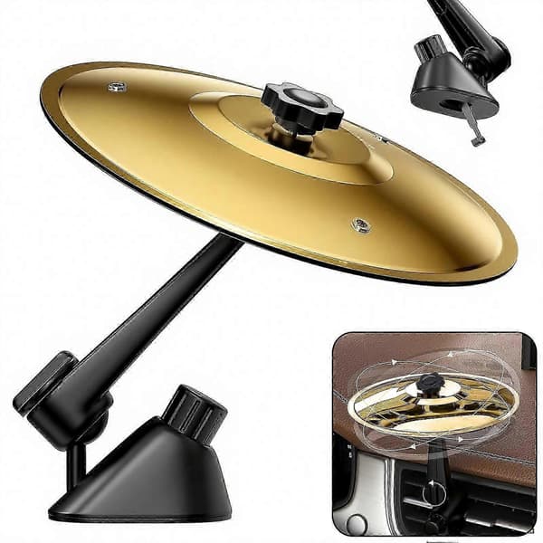 Bil instrumentbräda luftventil cymbal trumma mini trumma slagverk cymbal