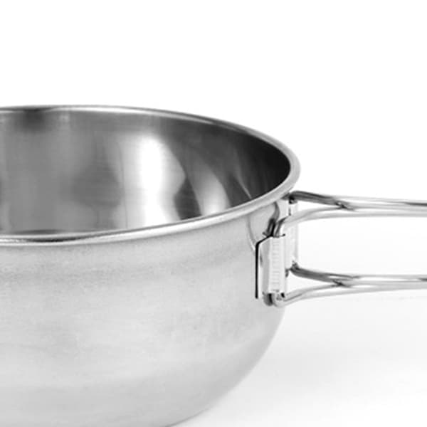 700 ml sammenklappelig skål i rustfrit stål til camping, vandreture, picnics, udendørsredskaber