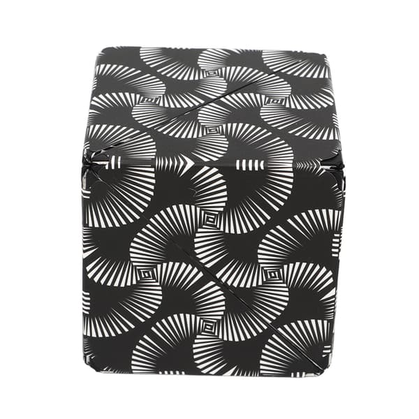 Magnetisk geometrisk ABS-formkubpusselleksak för daglig dekompression, svart och vit