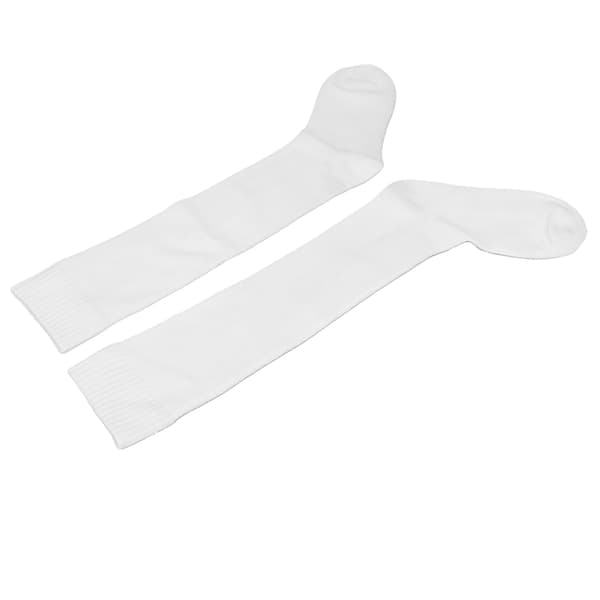Fäktsockor Skyddande Unisex Tjock Bomull Peinado för Epee Sabel Folie Vit L