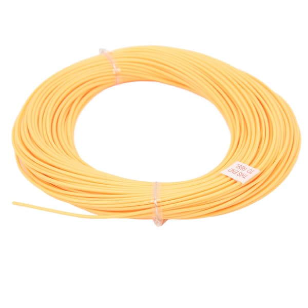 Perhosiima 30,5M 100FT Oranssi Kelluva PVC-pinnoitettu Nylon Kalastustarvikkeet