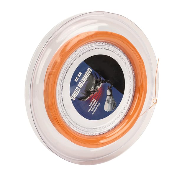 Badmintonsträng, hög elasticitet, slitstark hartsfiber, 200m, orange