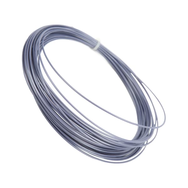 Hex Tennissträng 12m/39.4ft Slitstark Polyester 1.24mm/17 gauge Grå