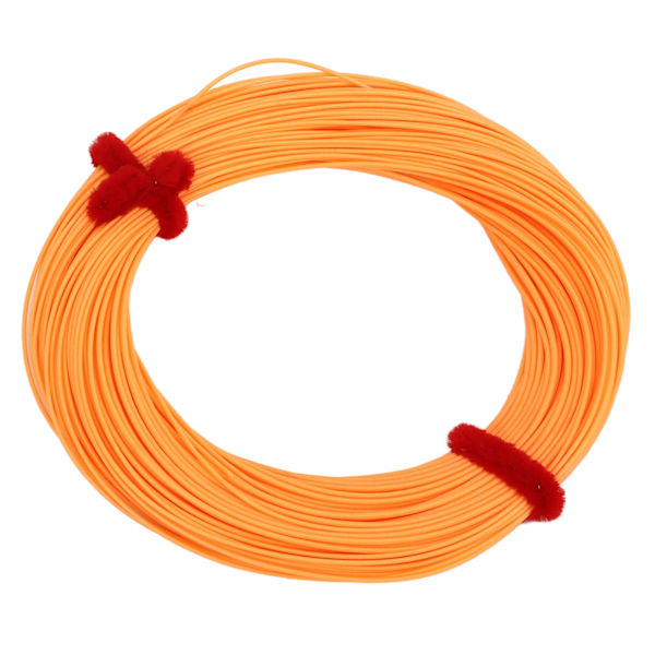 Flugfiskelina 30m Polyesterfiber Högteknologisk Beläggning Orange