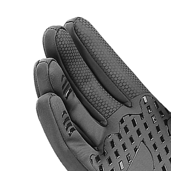 Varma vinterhandskar med taktiskt nät, vindtät polyester, separata fingrar, grå
