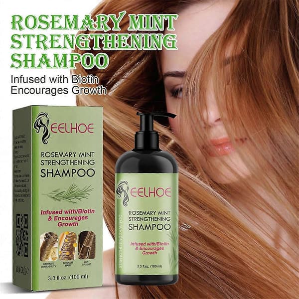 Nytt rosmarinschampo, rosmarin- och mintschampo, balsam