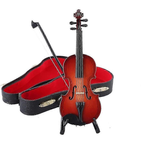 Verdens mindste spilbare violin, med udsøgte håndlavede detaljer, er den perfekte gave til musikelskere.