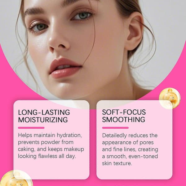 Peptid Bounce Balm Foundation - Middels byggbar dekning og myk pudderfinish Lett Hydra