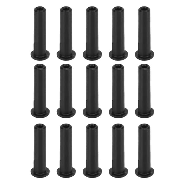 15 st/set Slitstark Nylon Tennisracket Strängskyddsrör Strängningsverktyg 3.6x15mm