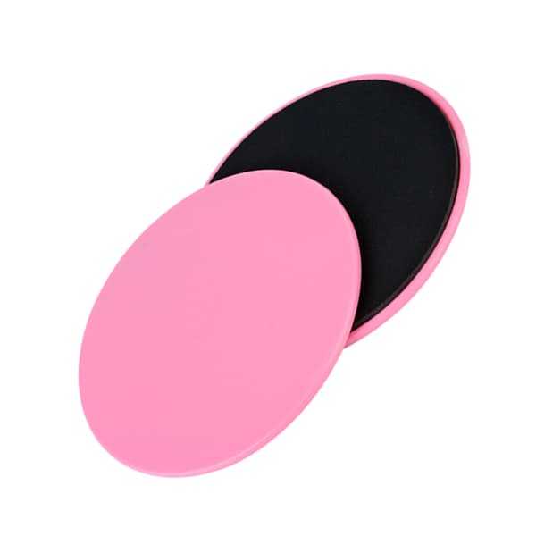2 stk. Fitness Core Slider Discs til helkropstræning (pink)