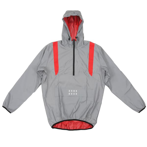 Reflekterande cykeljacka, vindtät och vattenavvisande, med sidofickor, lång ärm, 2XL