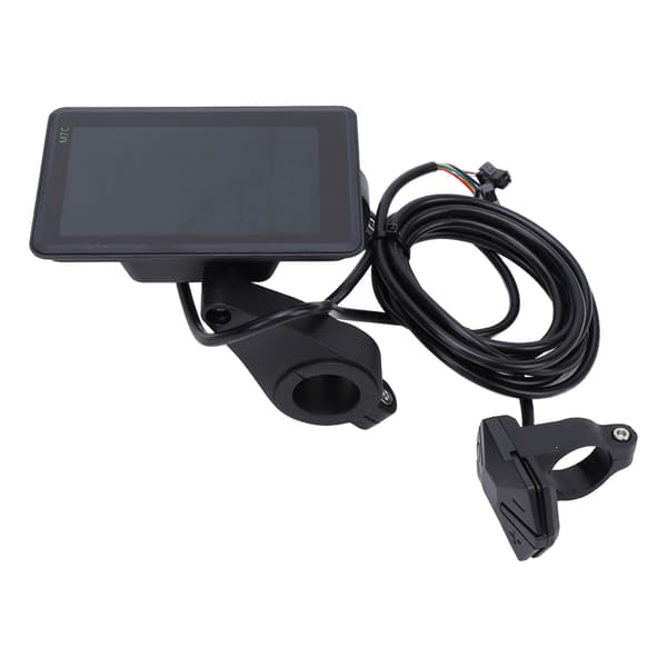 LCD-kontrolpanel til elcykelstyr 22,2 mm 24V 36V 48V 60V Universal