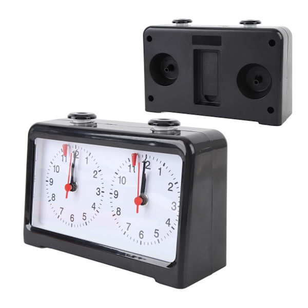 Analog mekanisk schackklocka med stabil bas, hög precision, tyst knapp för tävlingar