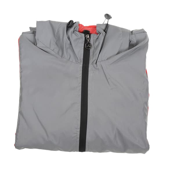 Reflekterande cykeljacka, långärmad, vattentät, vindtät, sidofickor, polyester, utomhus storlek M