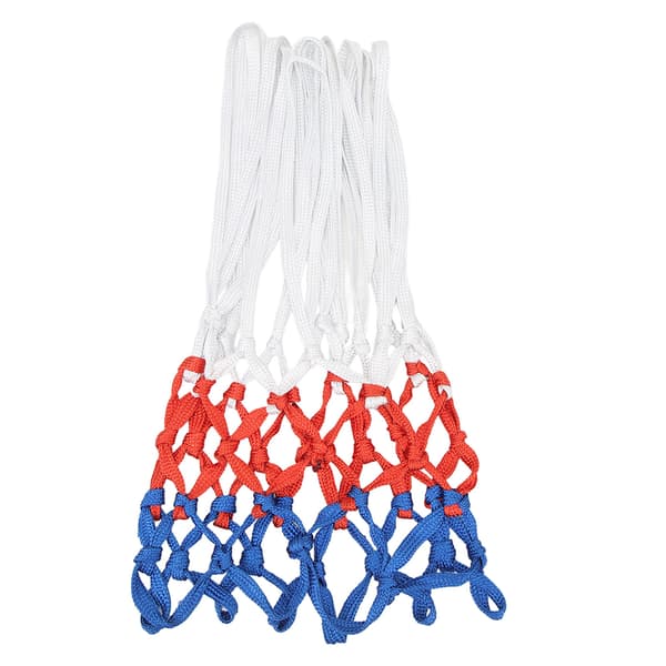 2-pack ersättningsbasketnät, slitstarkt nylon, stötdämpande, för inomhus- och utomhusplaner