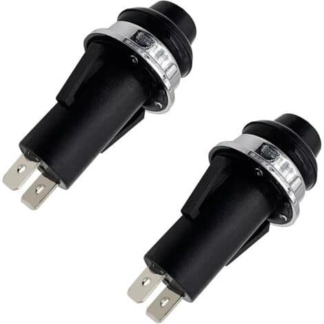 Set med 2 belysta tryckknappsbrytare för gasolgrillar 70189 kompatibel med Weber Spirit E/S 210 E-220 E-310 etc