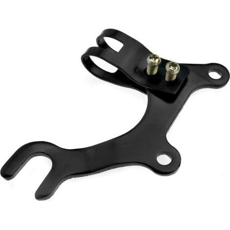 Sort 16/20 mm til landevejscykel MTB 160 mm skivebremse rammebeslag adapter, 20 mm