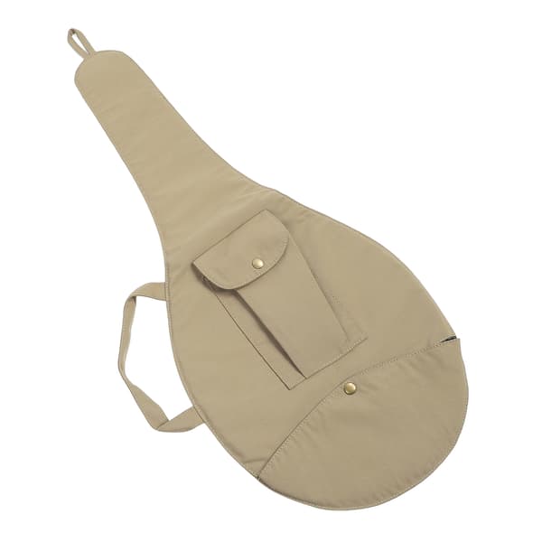 Enkel Unisex Tennisracketväska med Justerbart Canvasbälte, Khaki